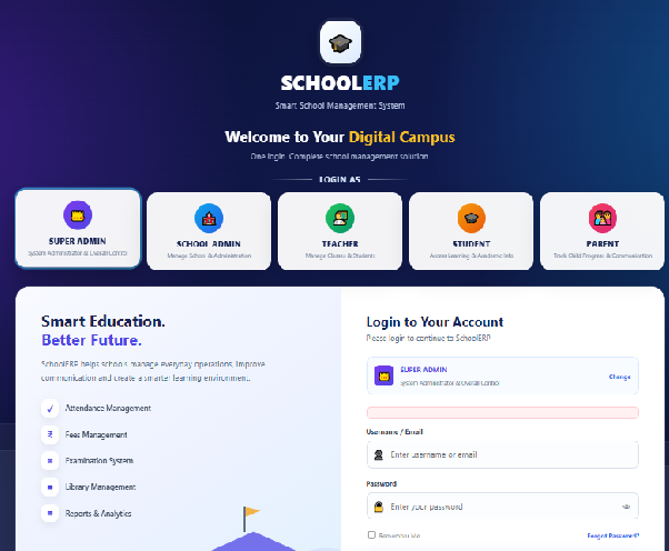 Online School ERP - School Software